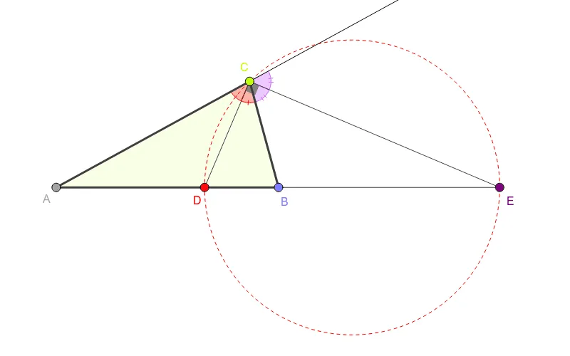 Internal and External Angle Bisectors with Locus Circle