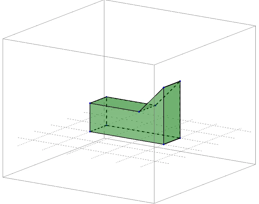 Orthographic Projections and 3D Construction of a Pentagonal Prism