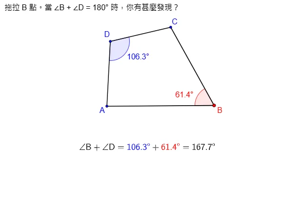 Quadrilateral with Supplementary Opposite Angles