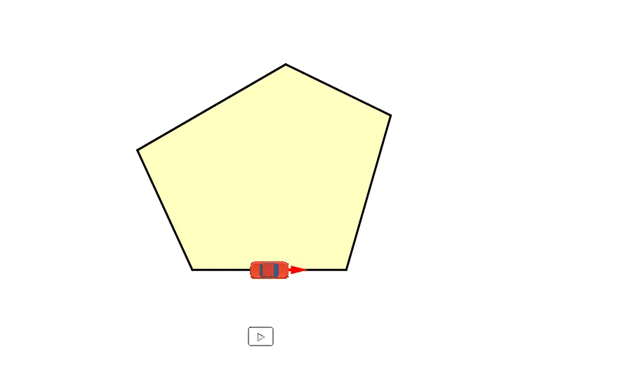 Sum of Exterior Angles of a Convex Polygon — Race Car Metaphor