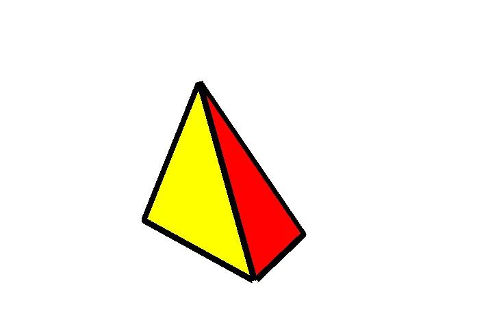 Rotation and Perspective of a Triangular Pyramid