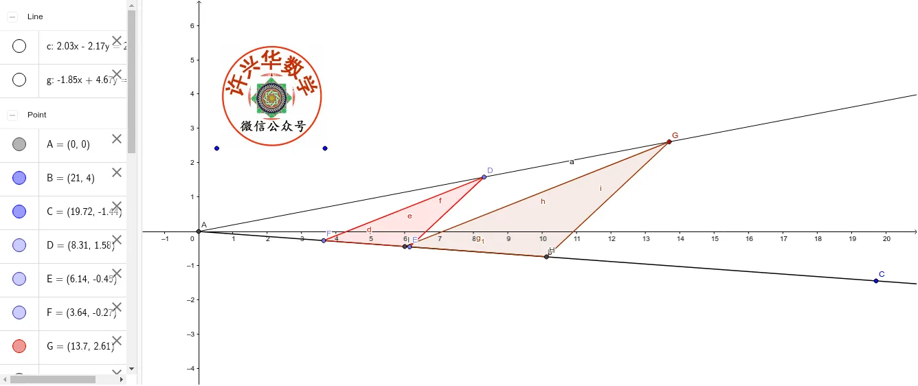Dynamic Geometric Construction of Similar Triangles