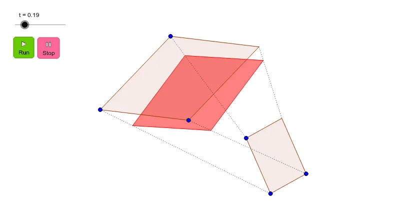 Dividing Points of Parallelograms: Geometric Properties of Corresponding Vertice