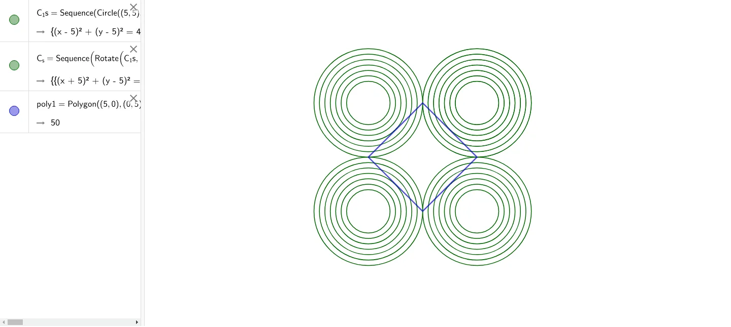 Geometric Construction of Outward Convex Squares