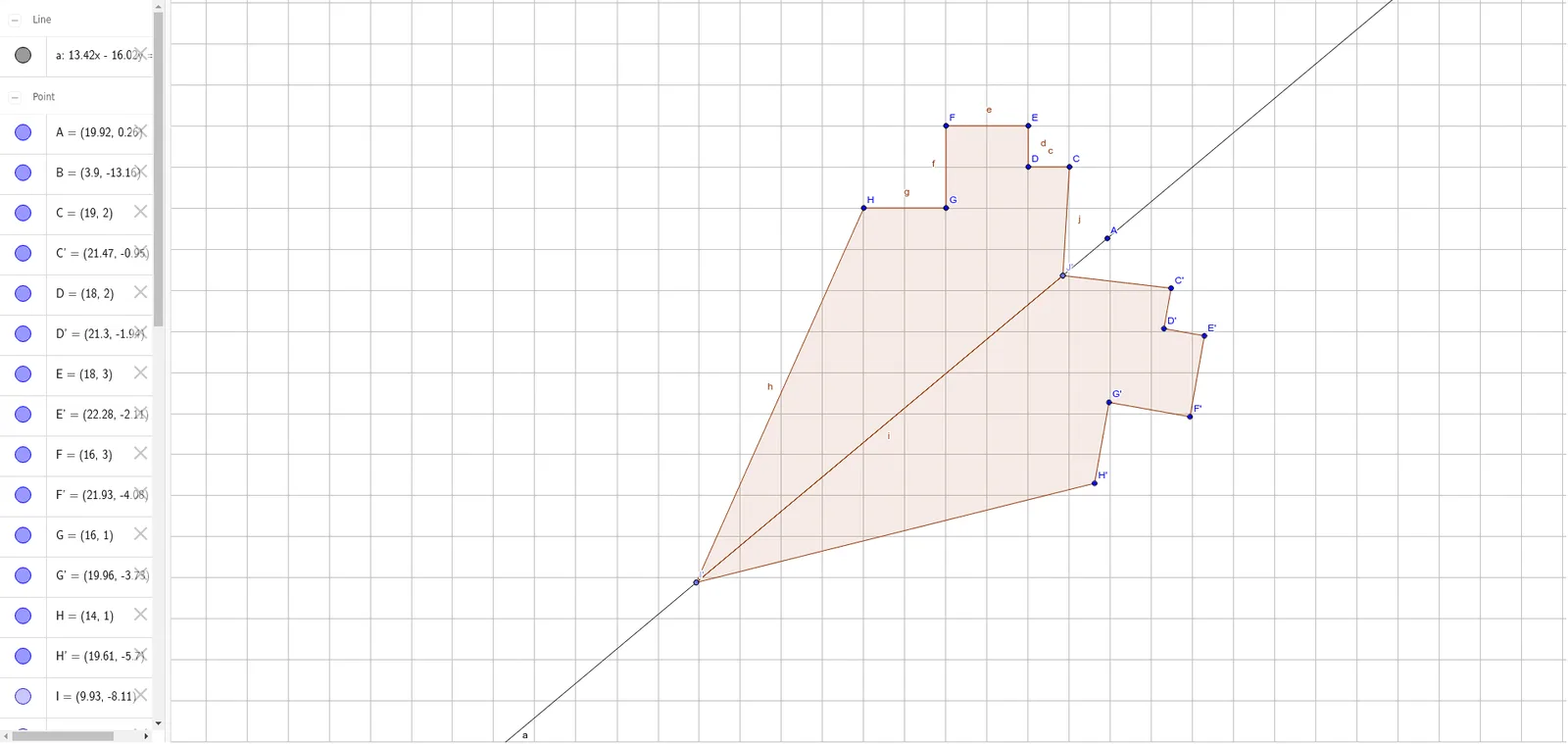 Geometric Symmetry and Mirror Transformation Demo