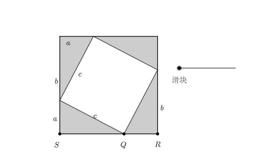 Visual Proof of the Pythagorean Theorem (Example 82, New Curriculum)
