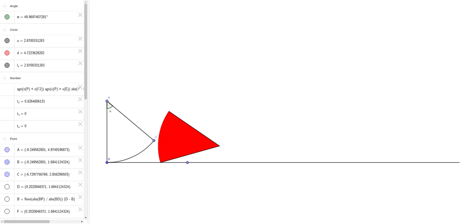 Rolling Circular Sector on a Ray