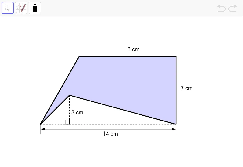 Polygon Area Calculation and Geometric Construction