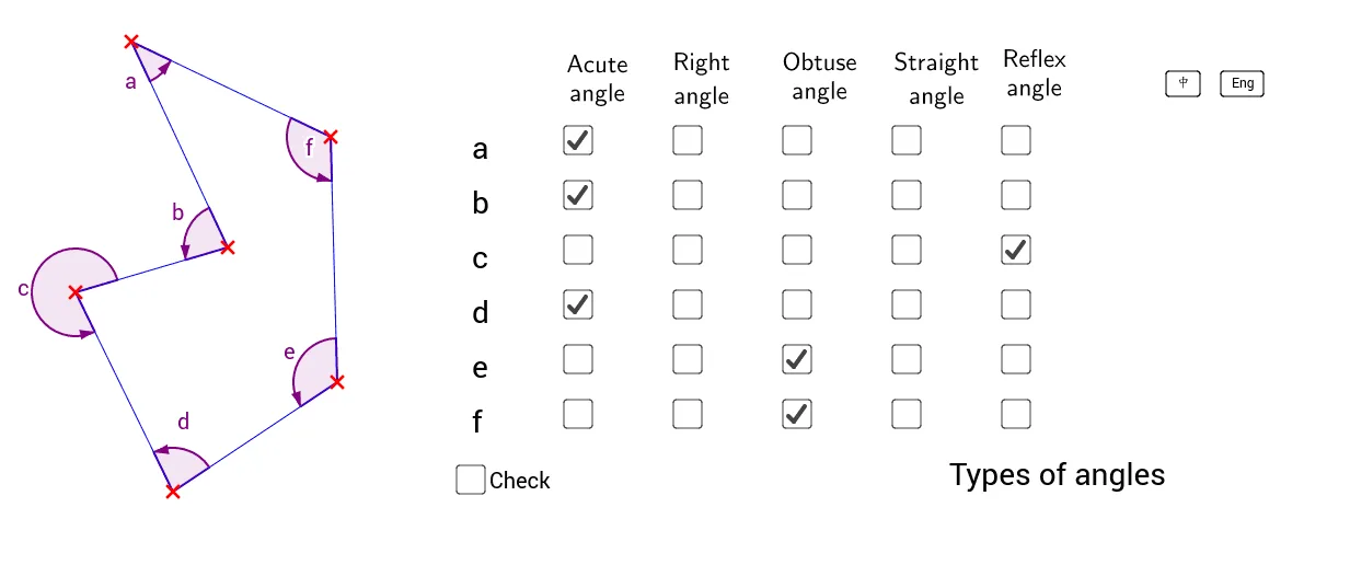 Geometry: Types of Angles 2