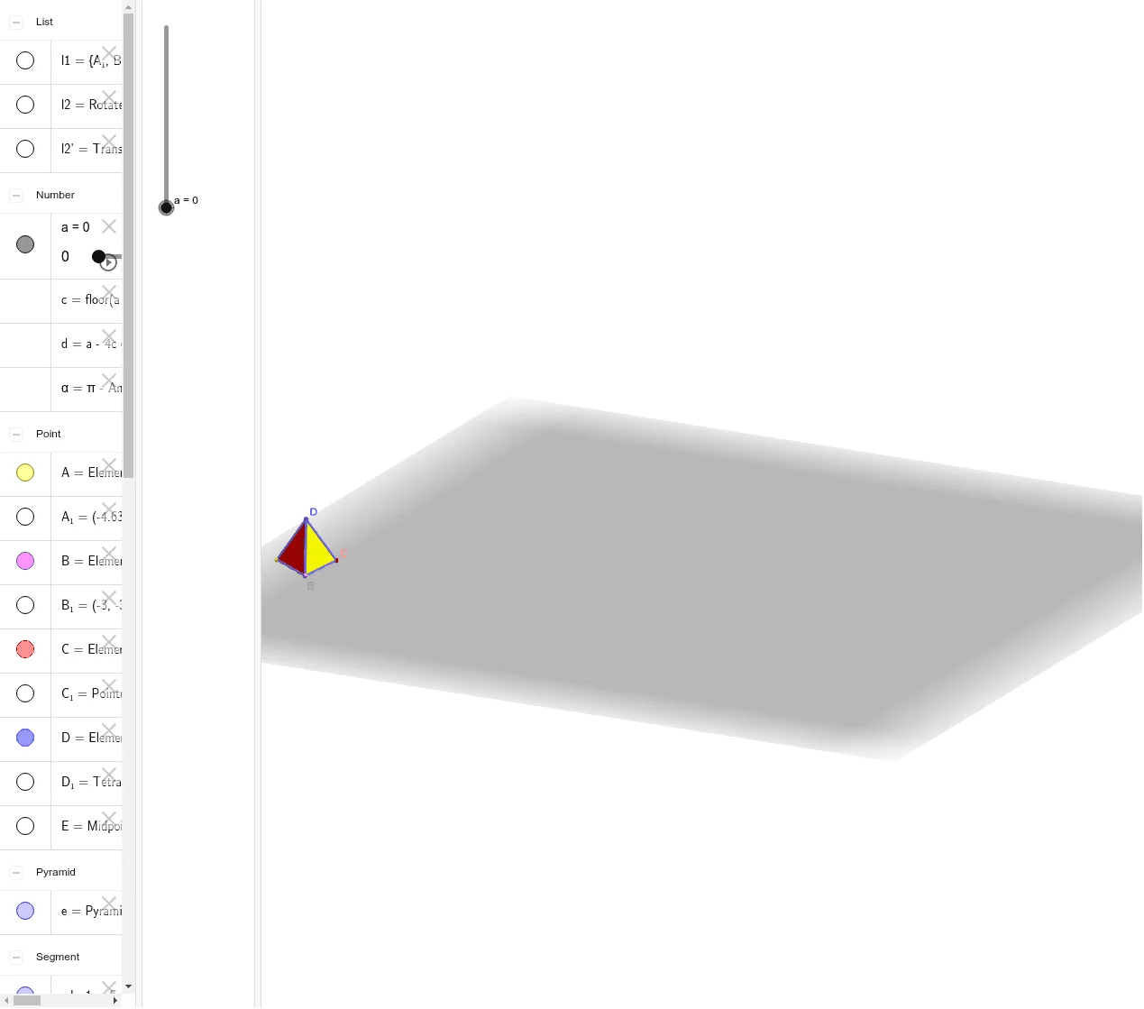 Rolling Regular Tetrahedron