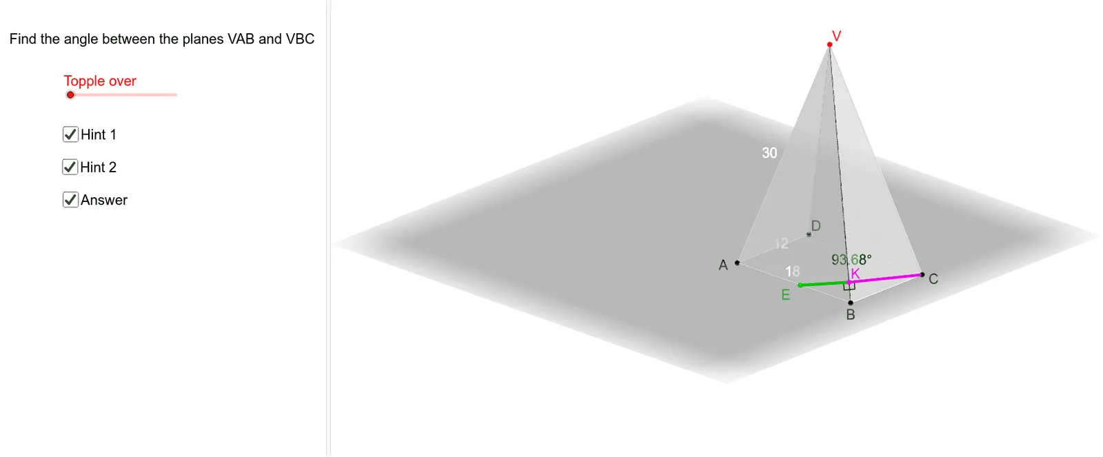 Exploring Angles Between Lateral Faces 3