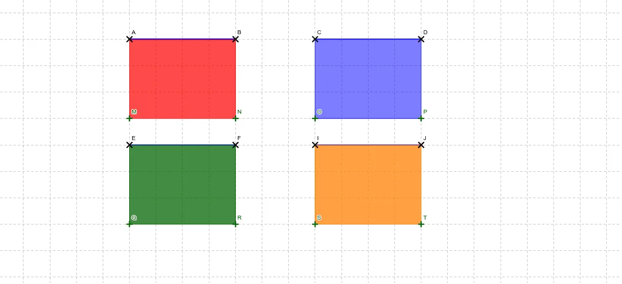 Constructing Four Different Trapezoids