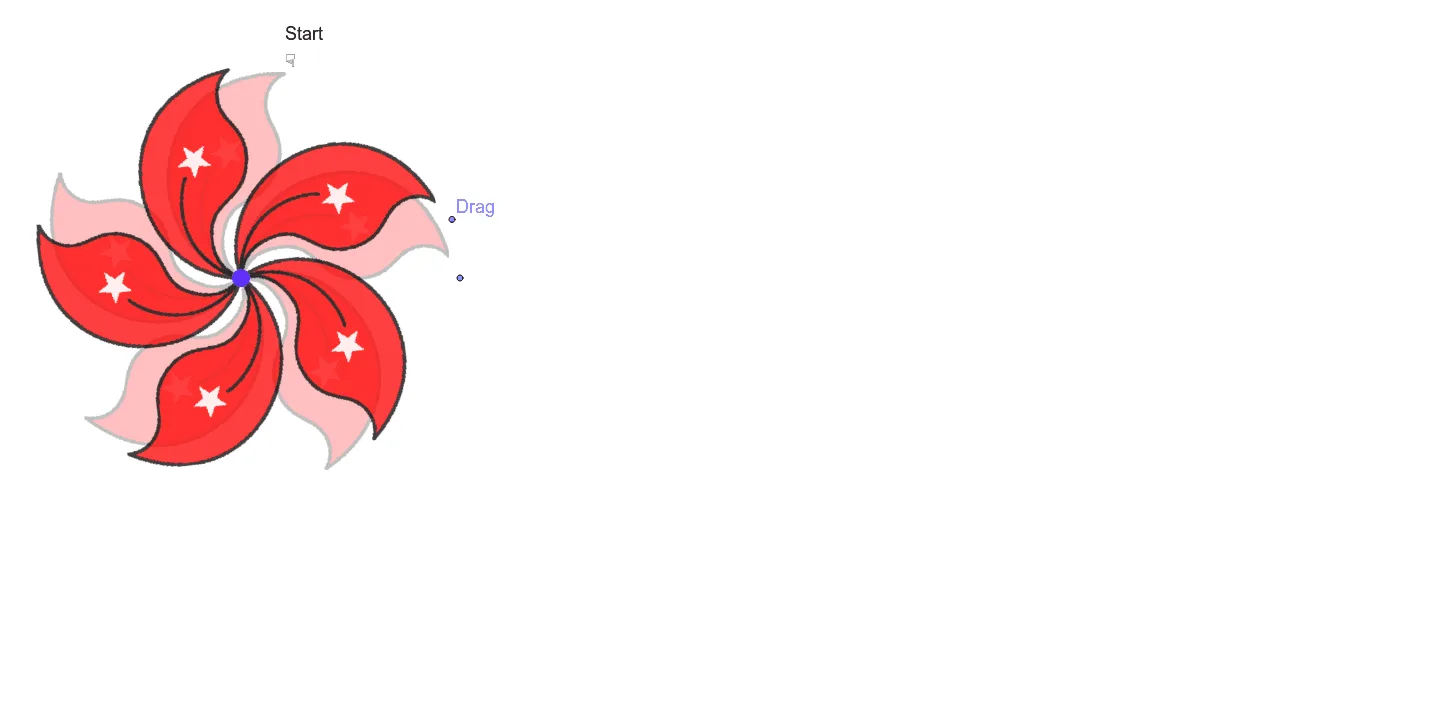 Geometric Transformation and Circle Rotation Construction Test