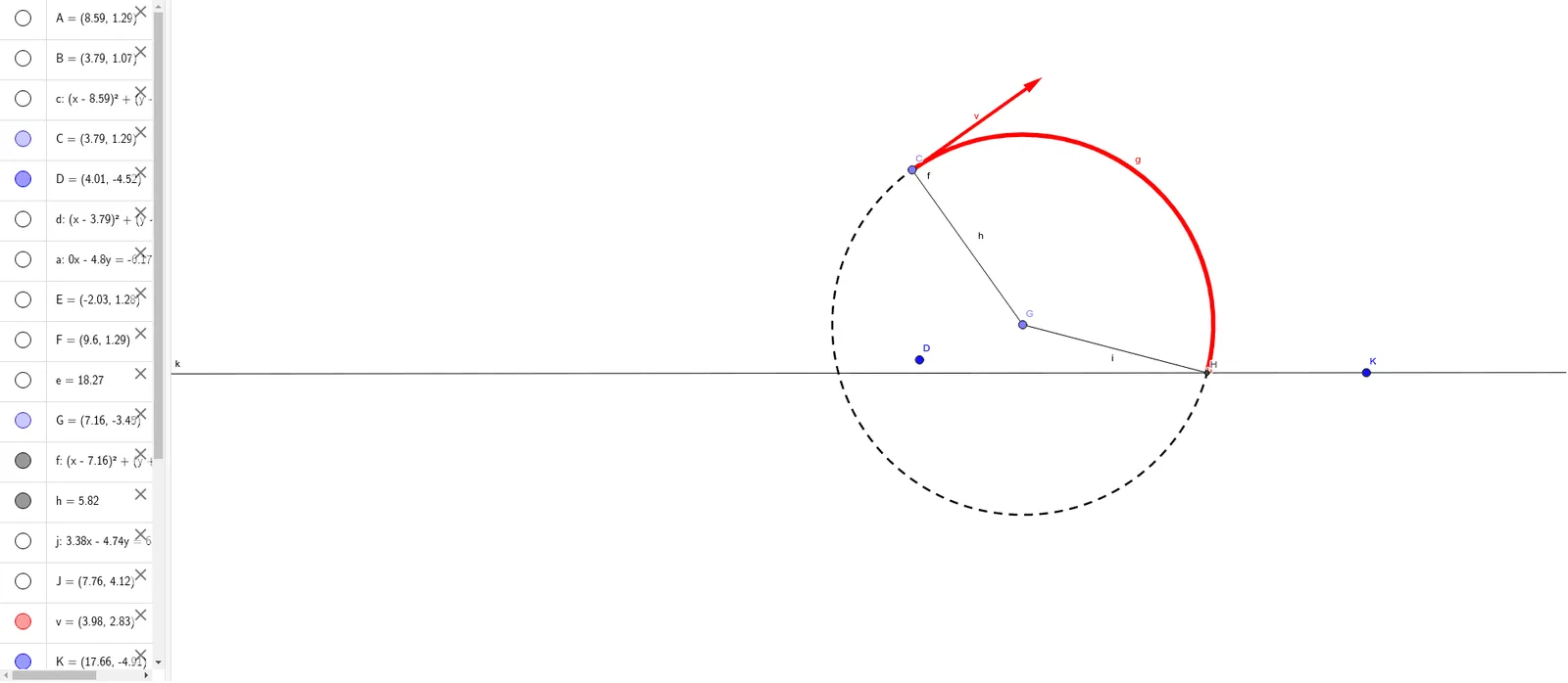 Particle Trajectory in a Straight Boundary Magnetic Field