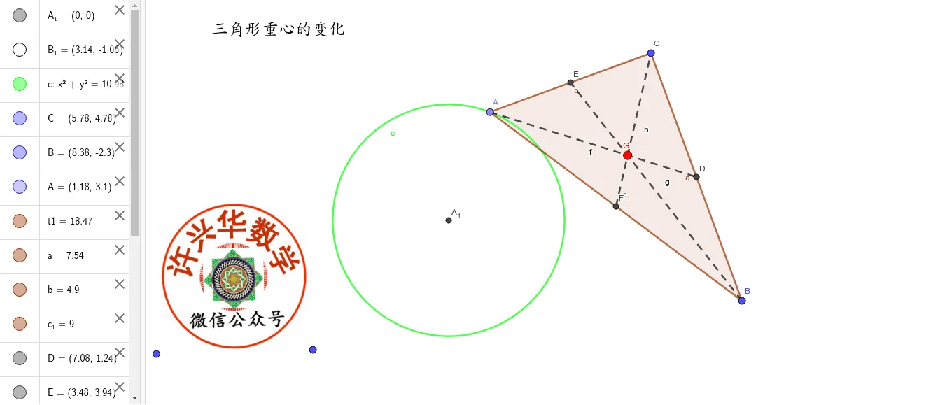 Exploring the Variations and Properties of a Triangle's Centroid