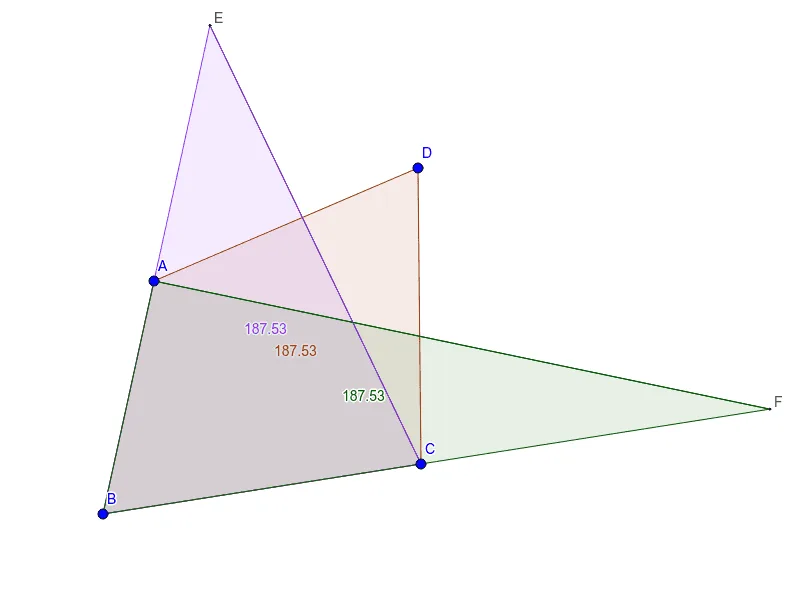 How to Transform a Quadrilateral into a Triangle of Equal Area