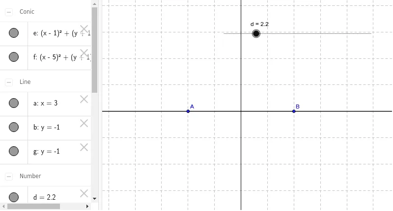Basic Point Plotting and Geometric Construction of a Hyperbola
