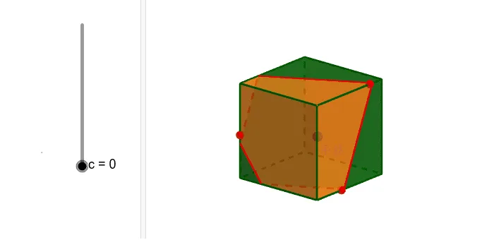 Sectioning and Partitioning a Cube