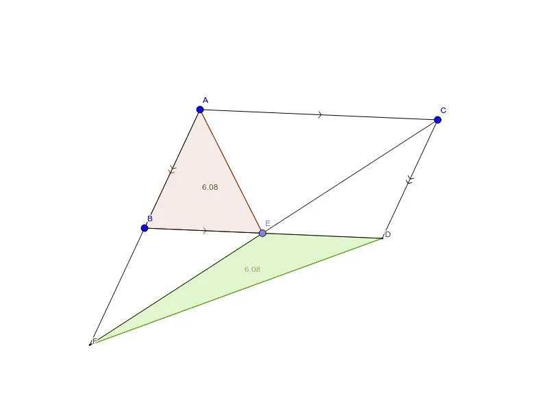 Why Same Areas? Exploring Equal Areas in Triangles and Trapezoids