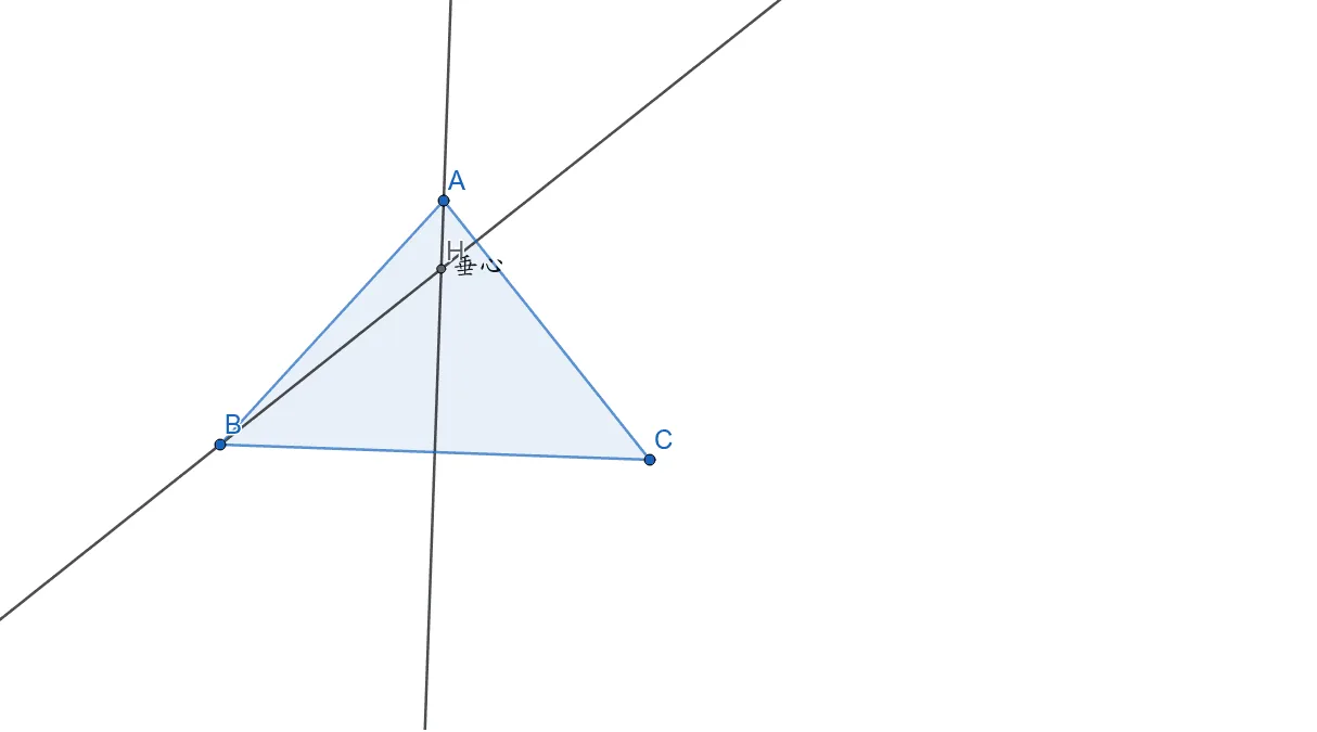 Orthocenter of a Triangle and Its Geometric Construction