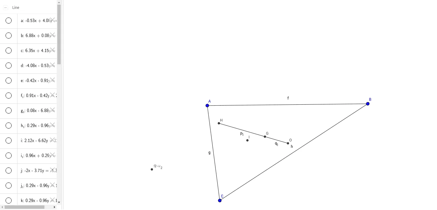 Geometric Construction of a Triangle and its Excenters