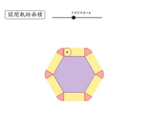 Area Decomposition of a Coin Moving Around a Polygon