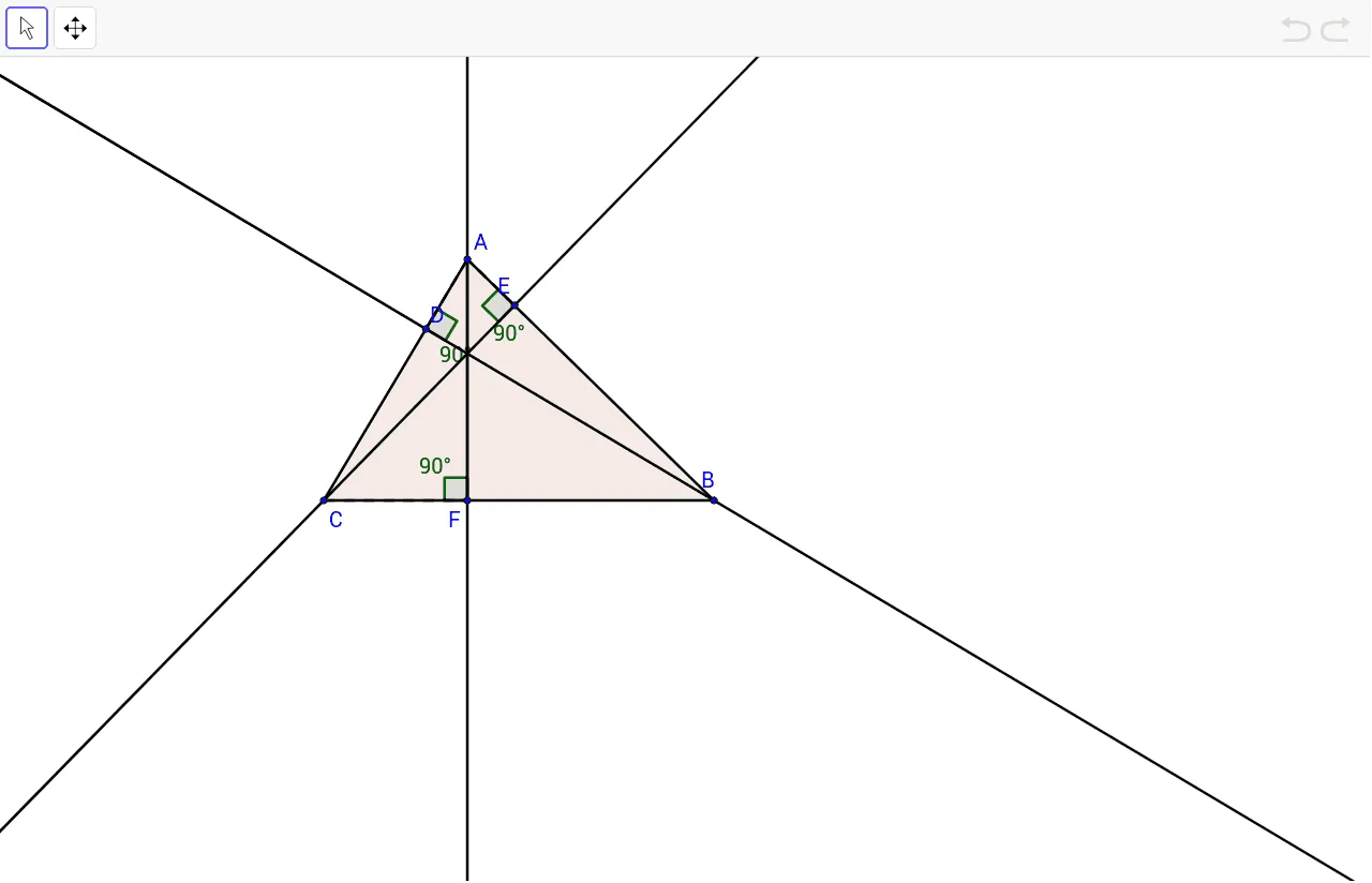 Orthocenter of a Triangle and Its Geometric Construction
