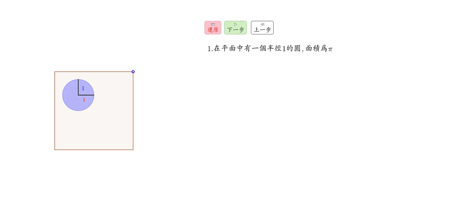 Calculation and Geometric Construction of Ellipse Area