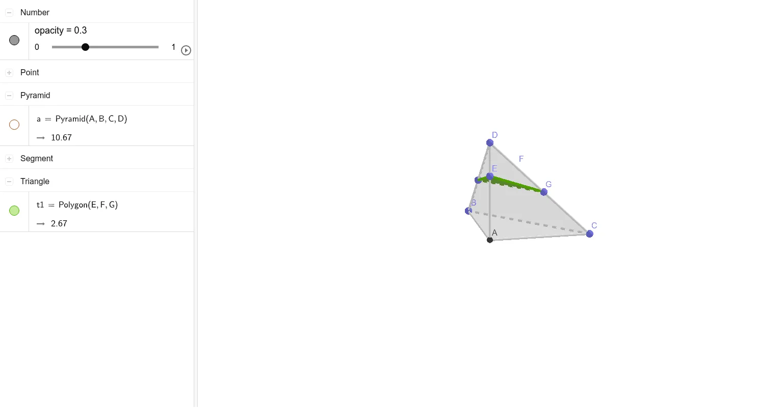 3D Geometric Construction of a Tetrahedron
