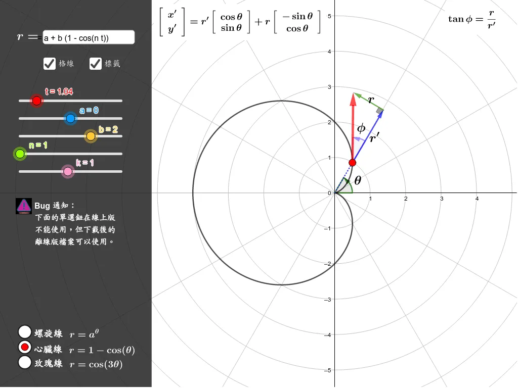 Polar Coordinates: Tangent Direction