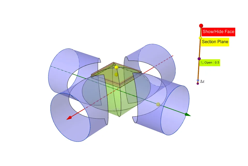 Mouhe Fanggai: Intersection of Two Cylinders