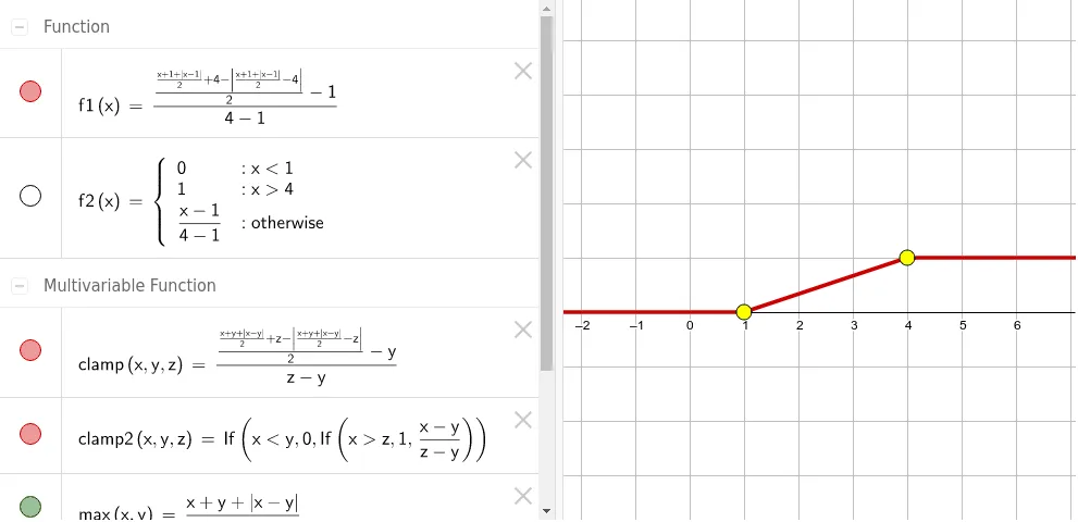 Two Ways to Define the clamp() Function