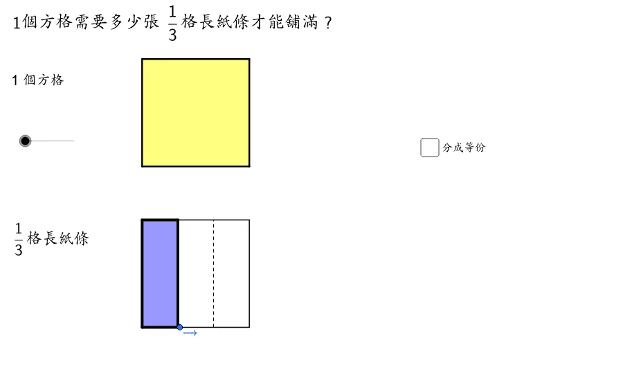 Geometric Demonstration of Dividing Integers or Fractions by a Fraction