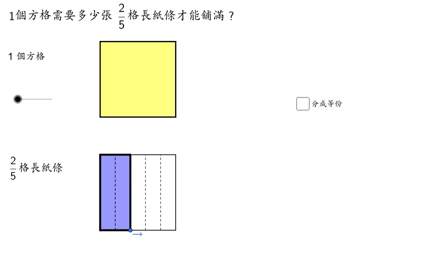 Geometric Demonstration of Dividing by a Fraction