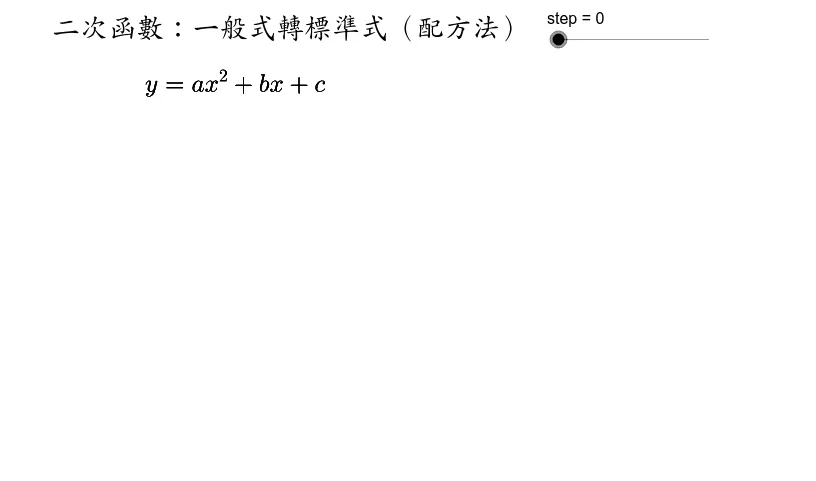 Quadratic Functions: General Form to Standard Form (Completing the Square)