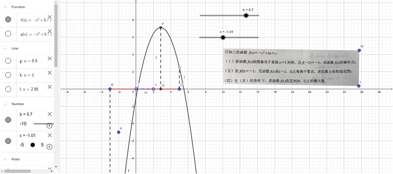Exploration of Quadratic Functions and Extremum Points