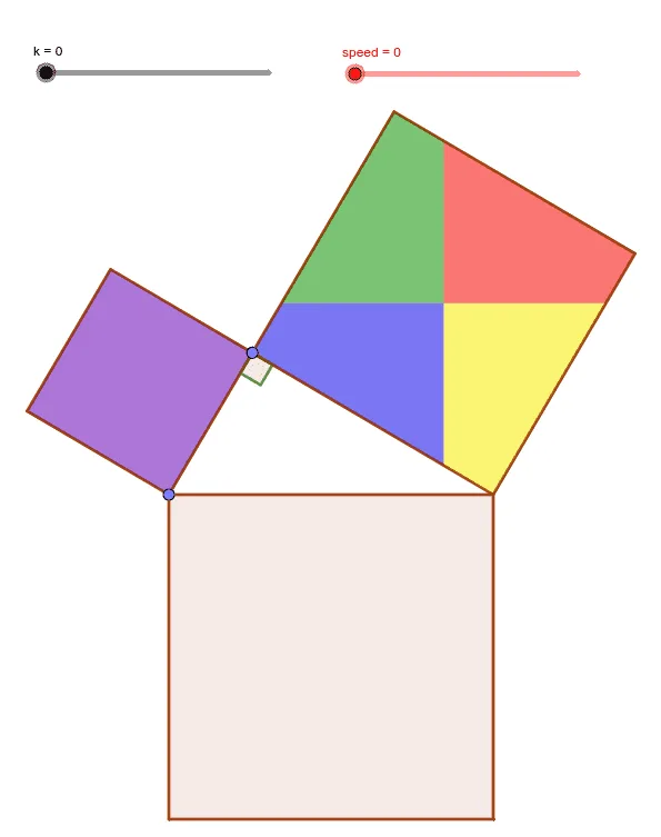 Pythagorean Theorem Visual Proof 3