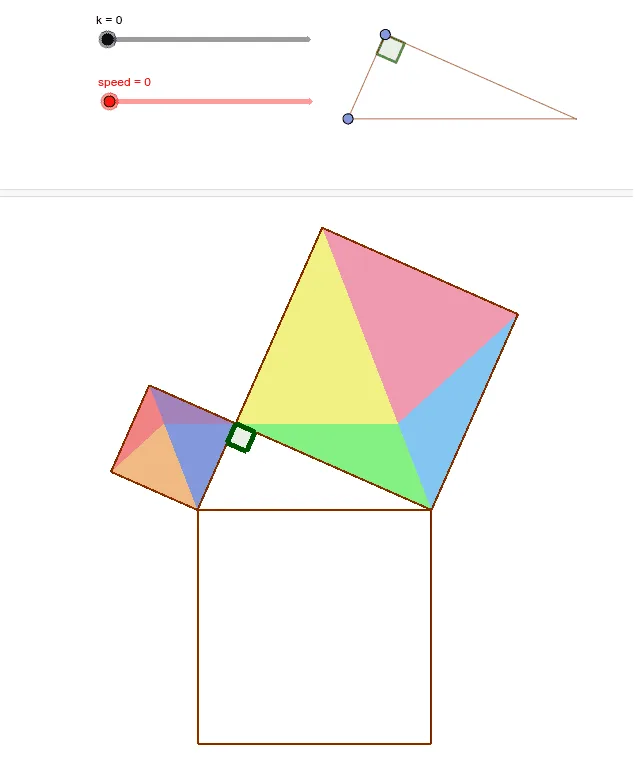 Pythagorean Theorem Visual Proof 8