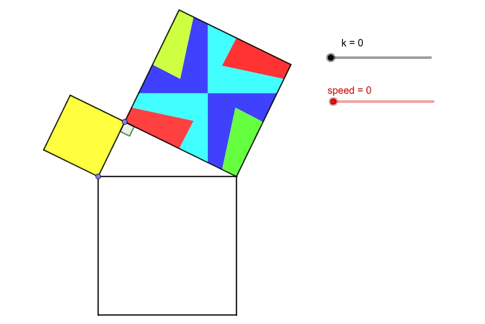 Pythagorean Theorem Proof Without Words 14
