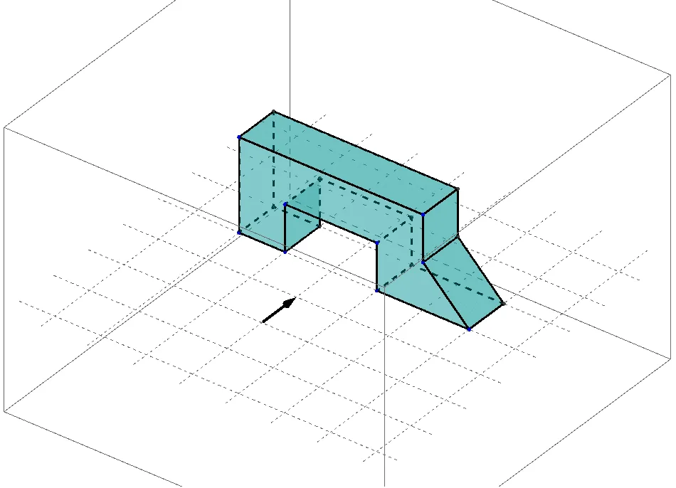 S3 Ex4.3 Q04: 3D Geometric Construction of a Polygonal Prism