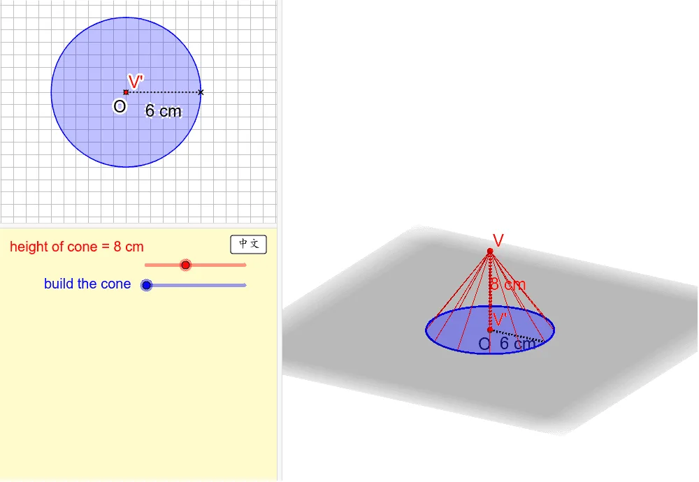Building Cones: Geometric Construction and Measurement