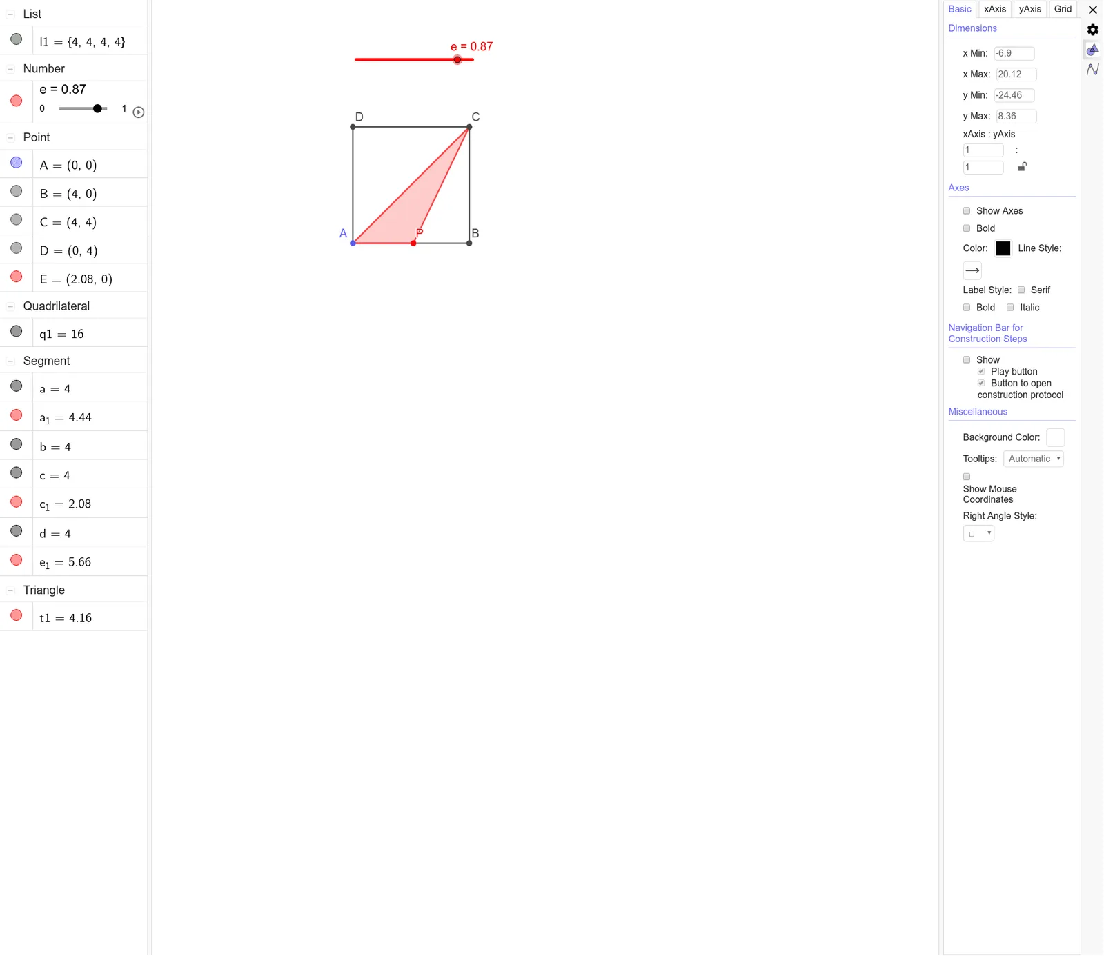 Single Moving Point on Polyline with Equal Speed Translation