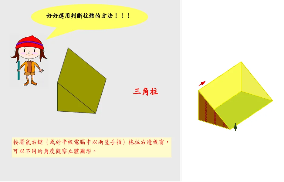 Identifying Prisms 10: Geometric Properties and Spatial Construction