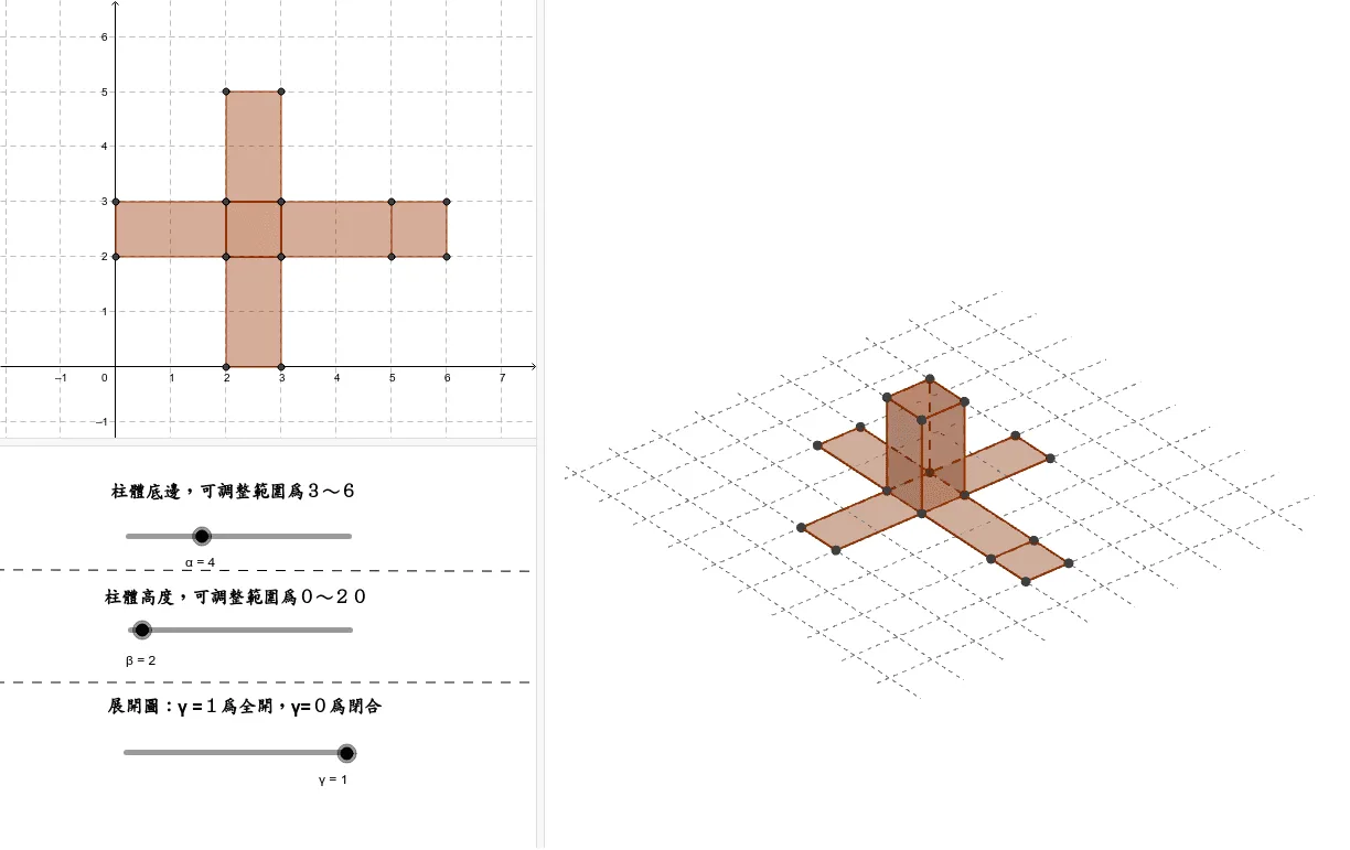 Surface Area Net of Regular Polygonal Prisms