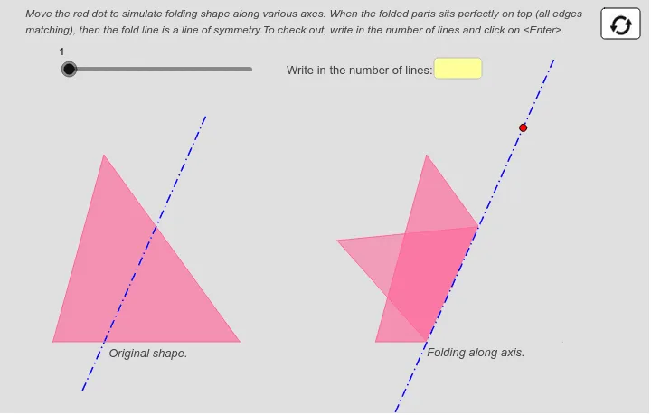 Folding Test: Investigating Lines of Reflection Symmetry