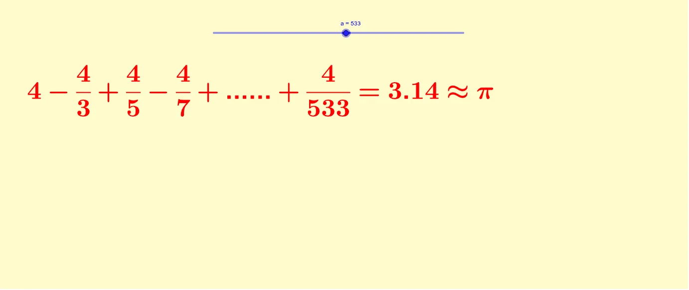 Pi Approximation via Sequence and Summation