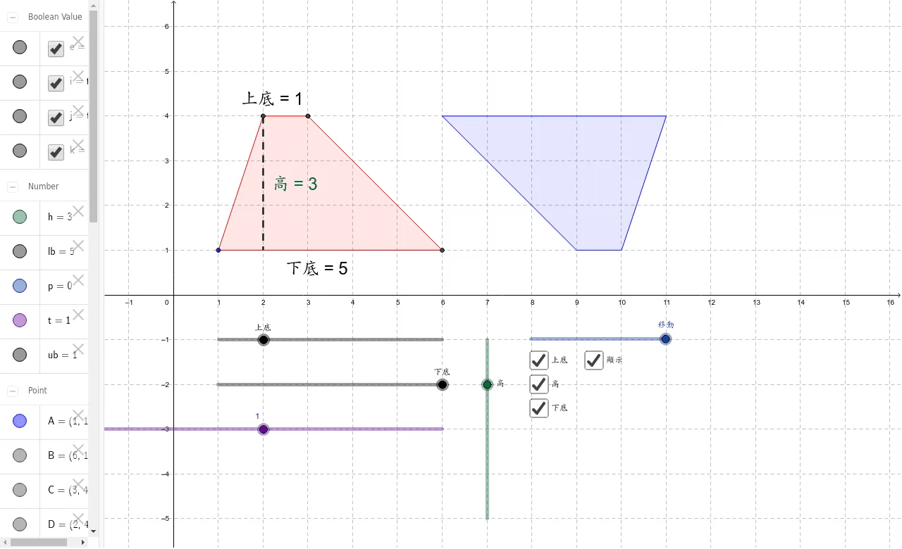 Area Transformation: From Trapezoid to Triangle