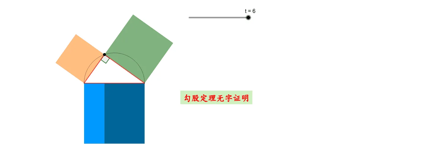 Pythagorean Theorem: Projection Proof Without Words