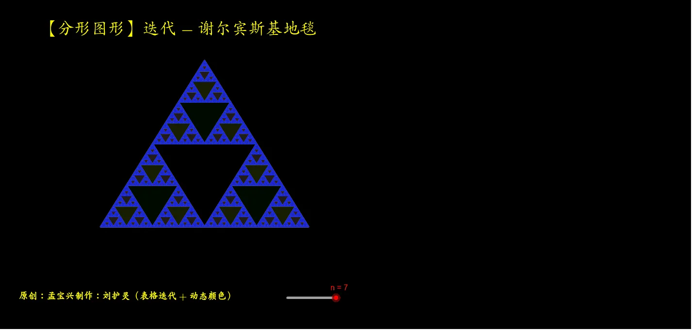 分形几何：谢尔宾斯基地毯的迭代构造