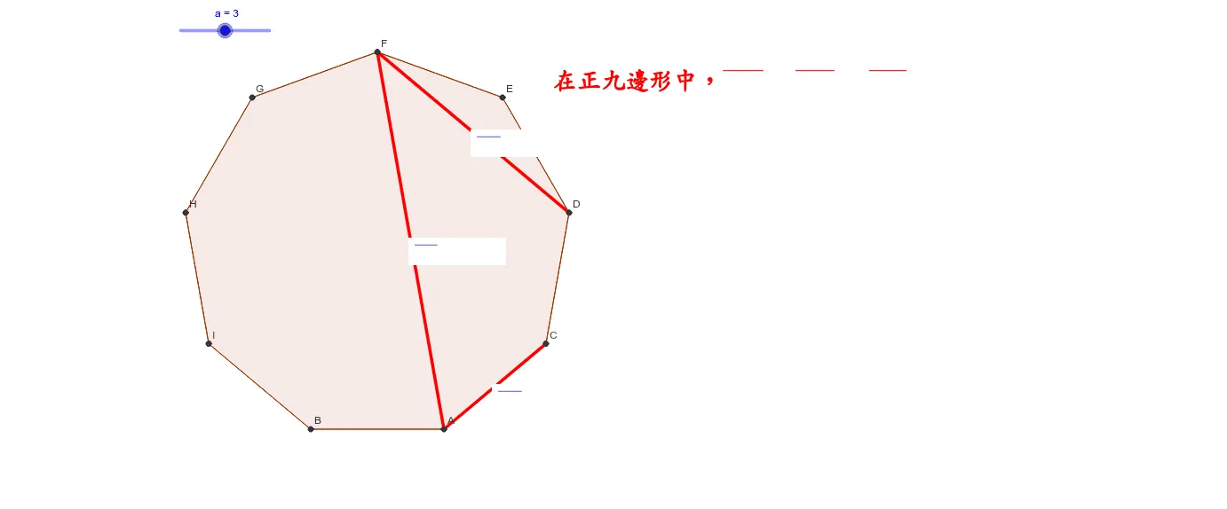 Geometric Construction and Properties of a Regular Nonagon